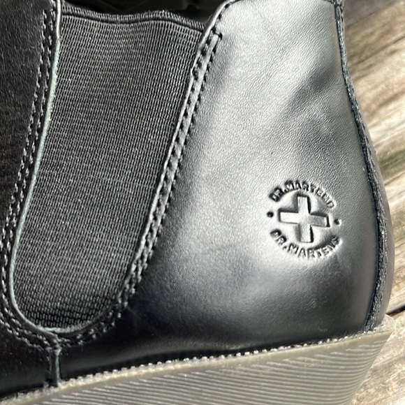 Dr Martens Nettie, Black Wedge Shoes, Size 6. - Picture 9 of 11